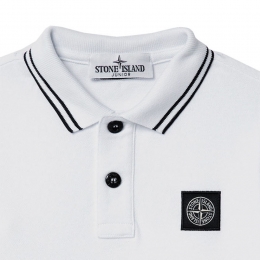 ◆키즈◆24FW 여성 로고 패치 폴로 티셔츠 화이트 811620748 V1001