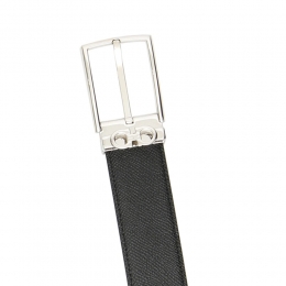 ◆당일◆26SS 미니 더블 로고 간치니 벨트 블랙/다크브라운 67-A037 0708206