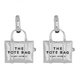 ◆당일◆23FW 로고 토트백 훕 이어링 실버 2P3JER001J46 029