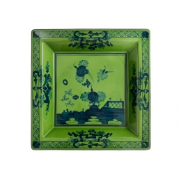 ◆당일◆오리엔테이탈리아노 ORIENTEITALIANO 라지 스퀘어 체인지 트레이 24CM 그린 017RG02 FG6836010245G00123600