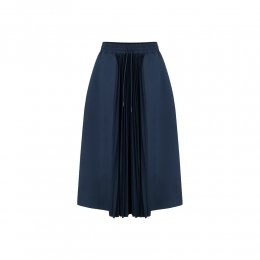 26SS 폴크 WKDFOLK 폴리 스커트 네이비 2615771011 002