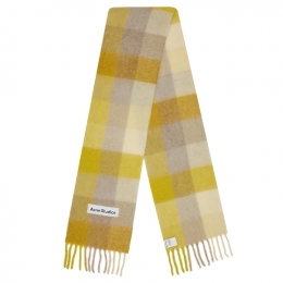 ◆당일◆25FW 시그니처 로고 패치 체크 머플러 멀티 CA0084 CQX