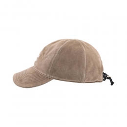 ◆당일◆25FW 로고 자수 벨벳 베이스 볼캡 샌드 5HC369 2CUA F0844