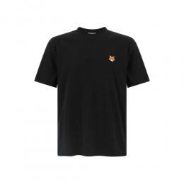 26SS 폭스 헤드 패치 티셔츠 블랙 PM00107KJ7026 P199
