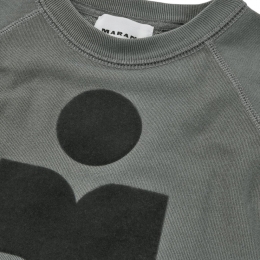 ◆당일◆26SS 밀리니 MILLYNY 벨벳 로고 맨투맨 슬레이트 SW0160FA A1M07E 02SE