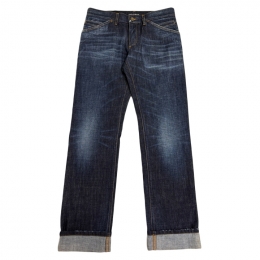 ◆14주년◆플레이트 워시드 롤업 스트레이트진 블루 G3WSTP G8K38 S9001