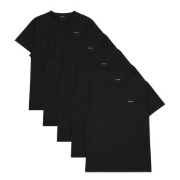 26SS 로고 프린팅 5 PACK 티셔츠 블랙 M1A 389 M5PK 79