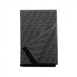 ◆당일◆26SS FF 자카드 울 머플러 그레이 FXS373 ATQB F1UHW