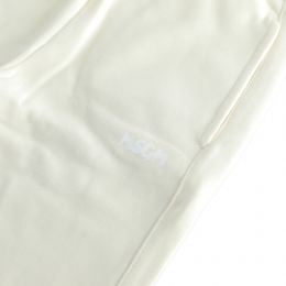 ◆키즈◆25FW 키즈 화이트 로고 프린트 조거 스웻팬츠 아이보리 F5MSJUFP023 013