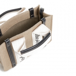 ◆당일◆26SS 우디 미니 토트백 네추럴 CHC22AP237I26 91J