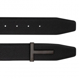 ◆당일◆24SS T 로고 버클 벨트 블랙 TB178I LCL236 U9000