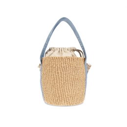 ◆당일◆26SS 우디 스몰 버킷&크로스백 워시드블루 CHC23AS381L18 4E2