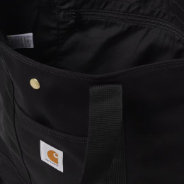◆당일◆24SS 로고 패치 코튼 토트백 블랙 I033102 8902