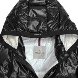 ◆당일◆24FW 아베롱 AVEYRON 로고 패치 후드 패딩 자켓 블랙 1C000 06 68950 999