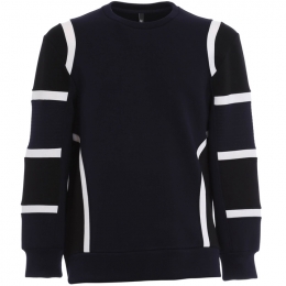 ◆14주년◆컬러블럭 네오프렌 맨투맨 네이비 PBJS50V A501C 1461