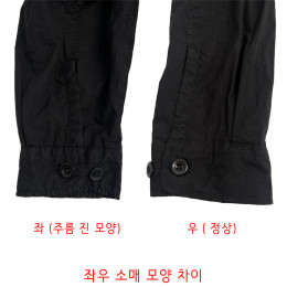 ◆스크래치◆렌즈 와펜 셔츠 자켓 블랙 17CMOS135A 005783G 999