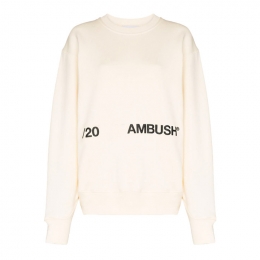 ◆11주년◆시그니처 로고 크루넥 맨투맨 오프화이트 12112067 OFWH