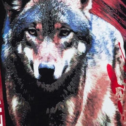 ◆15주년◆울프 프린트 맨투맨 블랙 CMBA009F175060041088