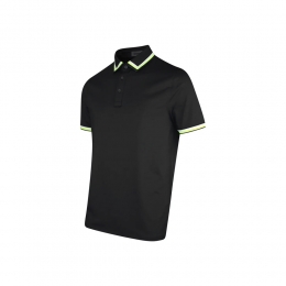 ◆당일◆26SS 투톤 트리밍 카라 티셔츠 블랙 GMP000075 ONYX