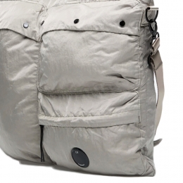 ◆당일◆26SS 렌즈 와펜 나일론 B 토트/크로스백 도브그레이 20CMAC042A 005269G 904