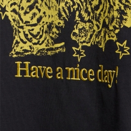 ◆당일◆25SS 아울 프린트 로고 티셔츠 팬텀 T4059 252