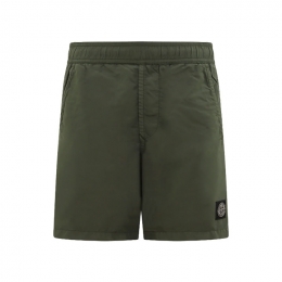 ◆키즈◆키즈 로고 패치 스윔 숏팬츠 카키 8016B0346 V0058