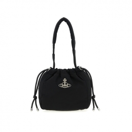 ◆당일◆26SS 힐러리 HILARY ORB 로고 스몰 버킷백 블랙 4C03000AU W001Y N401