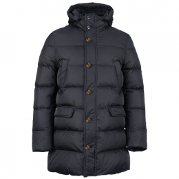 ◆당일◆23FW 바비에리 BARBIERI 후드 울 패딩 자켓 다크네이비 SP BARBIERI WK BLU