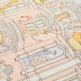 ◆키즈◆까레 몬쇼 블랭킷 멀티 CARRE MONCEAU