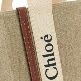 ◆당일◆25FW 우디 로고 토트백 세피아 브라운 CHC24SS366I26 27S