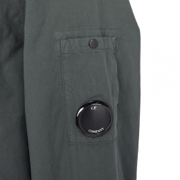 ◆당일◆26SS 렌즈 와펜 개버딘 집업 오버셔츠 자켓 건메탈 20CMOS705A 110143G 921