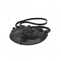 ◆15주년◆불소 홀스슈 아나그램 숄더백 앤트러사이트 A826303X11 1268