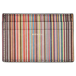 ◆당일◆25SS 로고 레인보우 스트라이프 카드지갑 블랙 M1A 4768 BMULTI 79