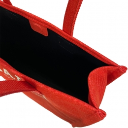 ◆당일◆23SS CRYSTALIA 시그니처 로고 토트백 레드 6303541