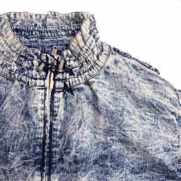 ◆당일◆26SS 플룸 PLUME 샹브레 크롭 자켓 블루 VE0372FD D1H04E 30BU