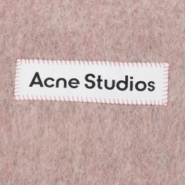 ◆당일◆25FW FN-UX 시그니처 로고 울 머플러 더스티핑크 CA0290 416