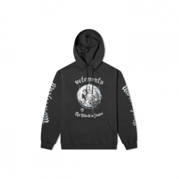 ◆15주년◆모터헤드 프린팅 오버핏 후드티 블랙 UAH21TR613 BLACK