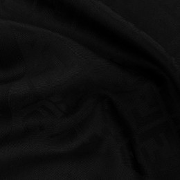 26SS 울 실크 블렌드 스카프 블랙 FXT069 AJW7 F0QA1