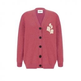 ◆당일◆25FW 노튼 NORTON 로고 가디건 앤틱핑크 CA0097FA A1X05E 40AK