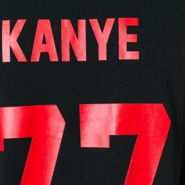 ◆14주년◆풋볼 칸예 레드넘버 반팔 티셔츠 ART-712 KANYE 77