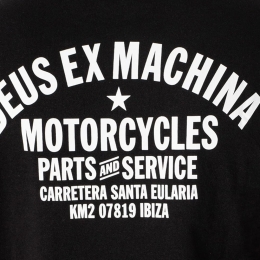 ◆당일◆24SS 모토사이클 백로고 프린팅 티셔츠 블랙 DMW91808G BLACK