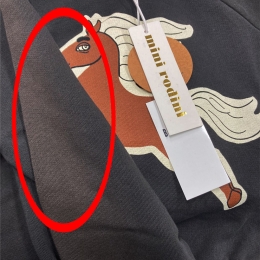 ◆스크래치◆키즈 홀스 프린팅 맨투맨 블랙 22720155 99