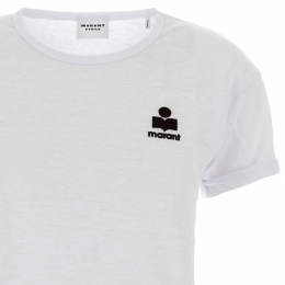 ◆당일◆26SS 콜디아 KOLDIA 로고 린넨 티셔츠 화이트 TS0315FA A1N09E 20WH