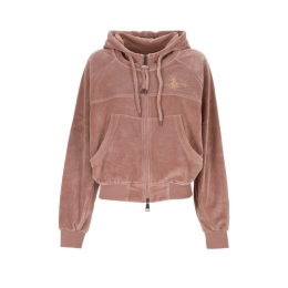 ◆당일◆25FW ORB 로고 크롭 나그랑 후드집업 더스티핑크 1I010012 J009V G406