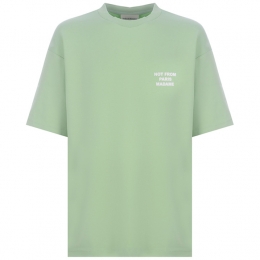 ◆당일◆23SS 슬로건 프린트 티셔츠 라이트그린 TS101 LIGHTGREEN
