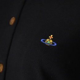 ◆당일◆25FW ORB 로고 자수 BEA 울 가디건 블랙 1803002P Y0006 N403