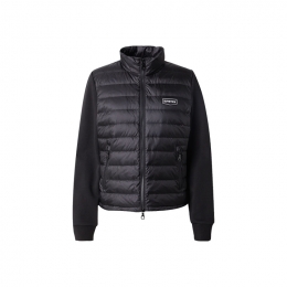 ◆당일◆25FW 베네피카 BENEFICA 로고 믹스 패딩 자켓 블랙 VDDJ98946K0001 BKS