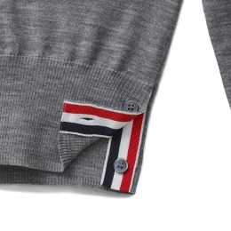 ◆당일◆26SS 사선완장 풀오버 릴렉스핏 니트 라이트그레이 FKA280A Y1014 055