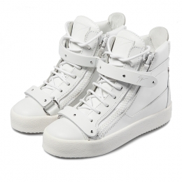 ◆11주년◆벨크로 지퍼 하이탑 화이트 RW5012