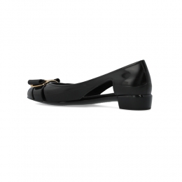 ◆당일◆26SS 나라 NARA 바라 보우 젤리 플랫슈즈 블랙 0785441